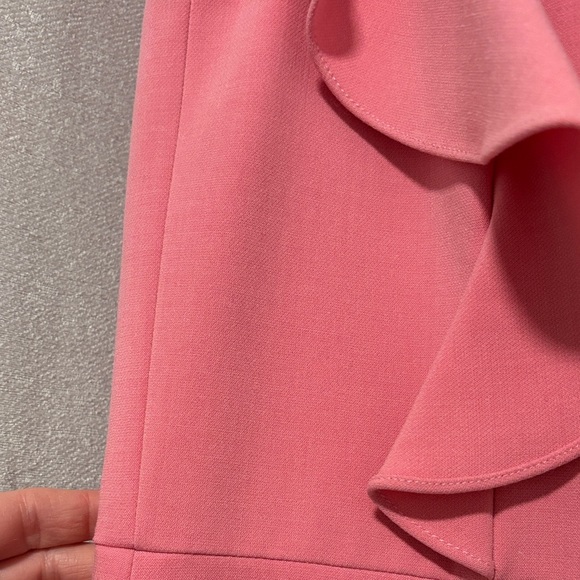 French Connection Pink Ruffle Mini Dress - Picture 2 of 3